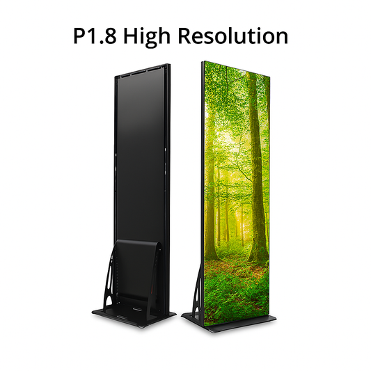Portable LED Poster Screen – 640mm × 1920mm - P1.8 (None Foldable)